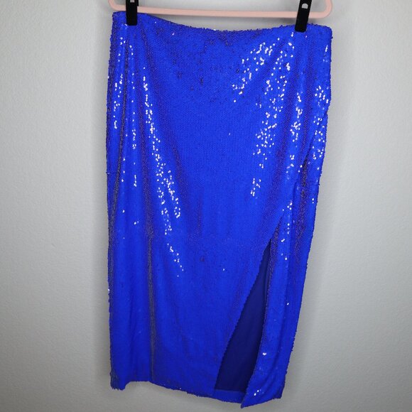 Eloquii Sequin Skirt - Picture 1 of 5